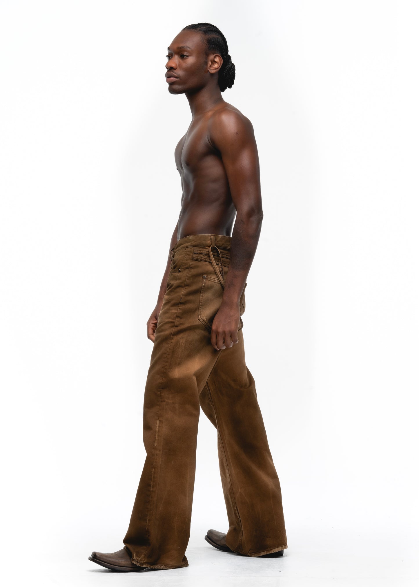 ITALY RUSTED EARTH BOOT CUT