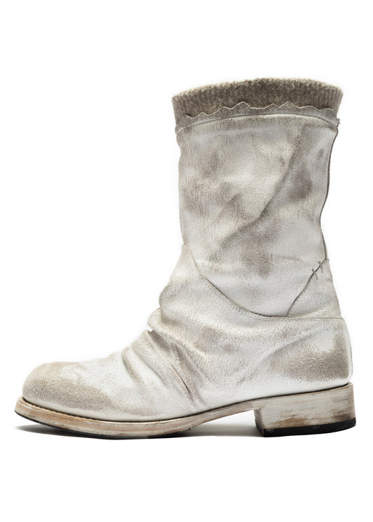 NFS COMBAT BOOTS USED WHITE