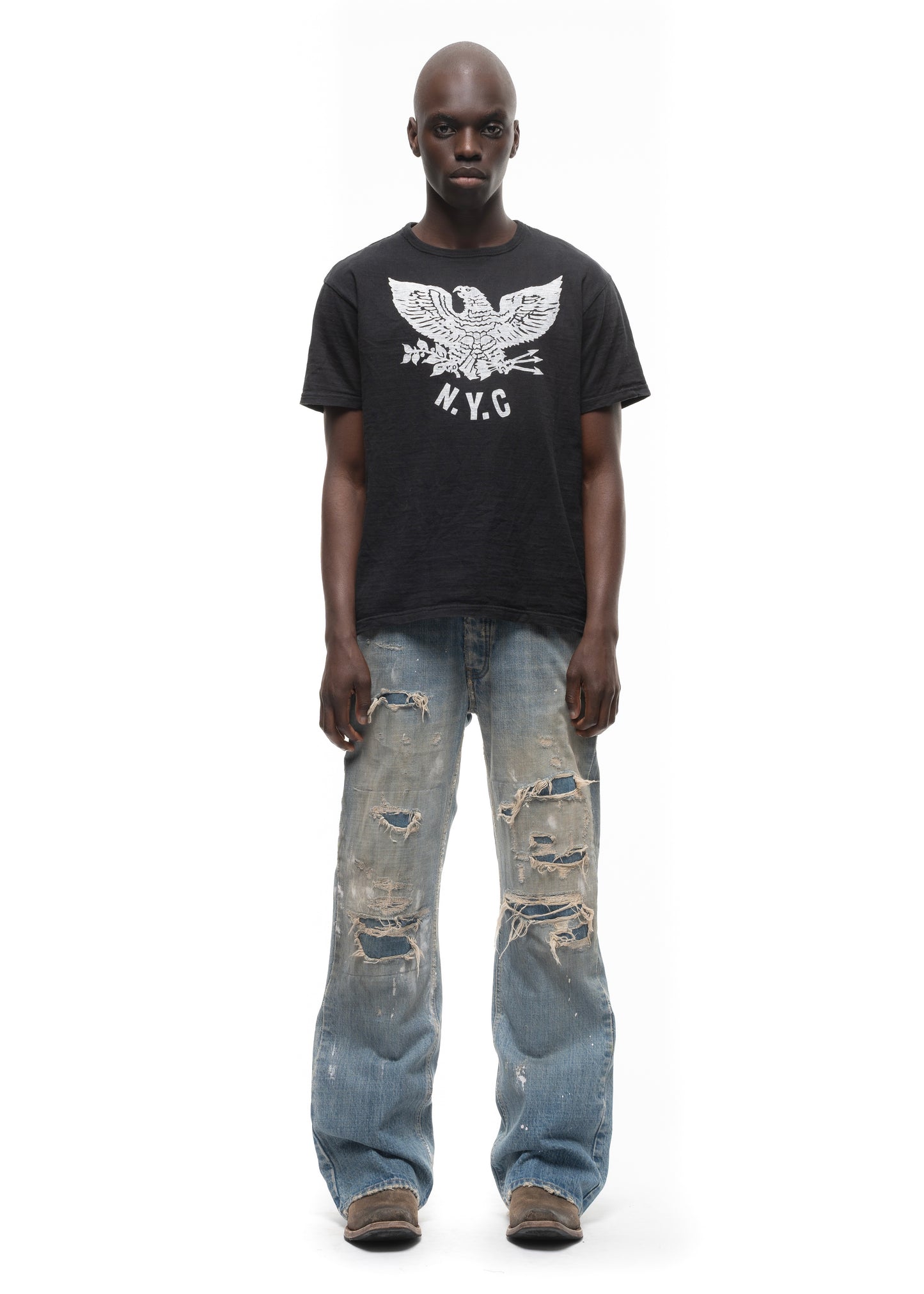 ITALIAN SEWN & WORN BOOTCUT DENIM