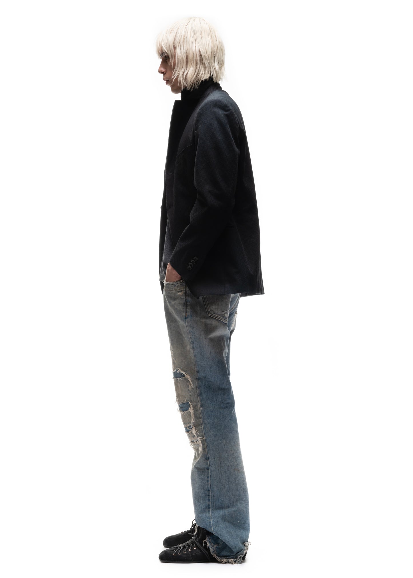 ITALIAN SEWN & WORN BOOTCUT DENIM