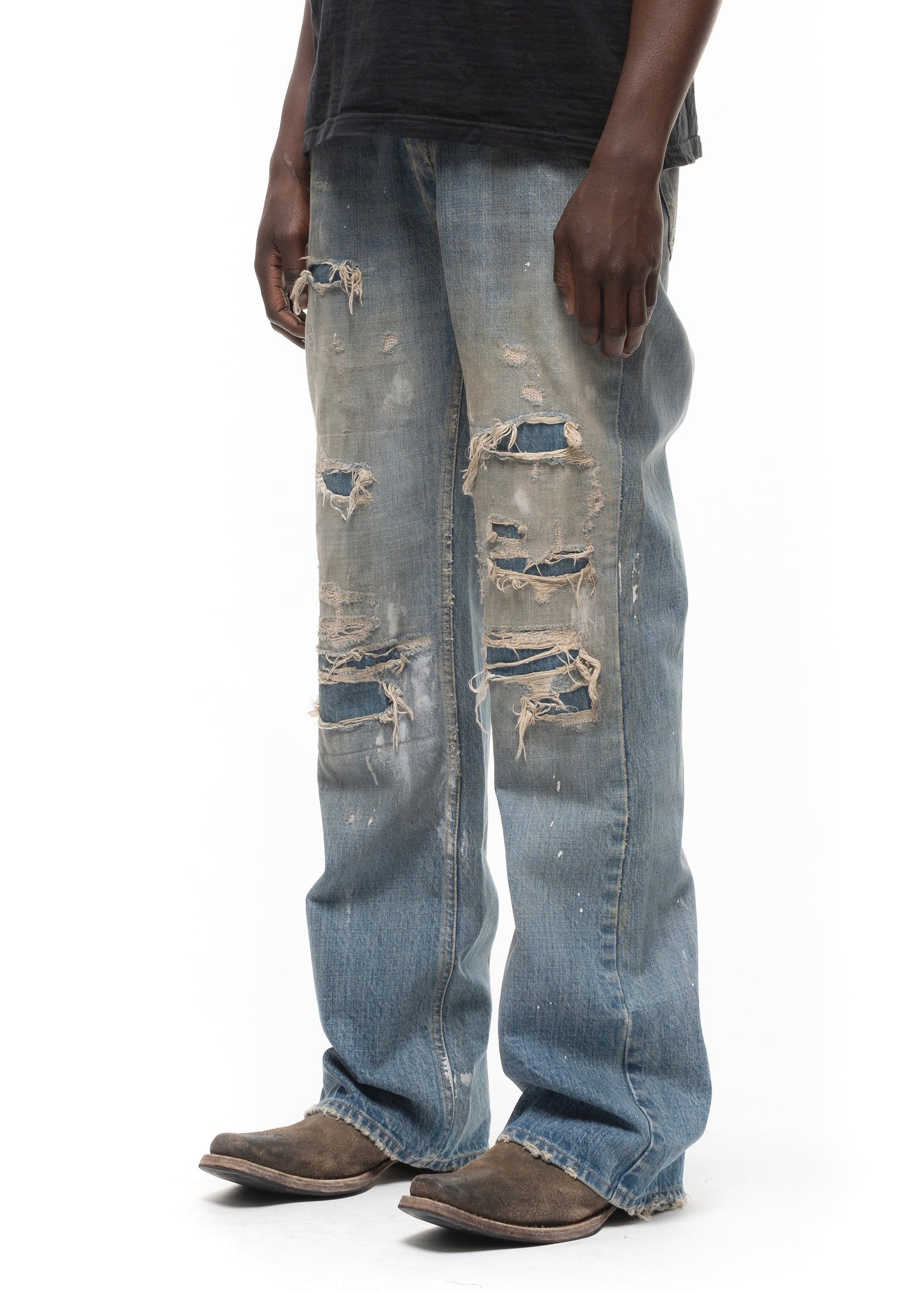 ITALIAN SEWN & WORN BOOTCUT DENIM