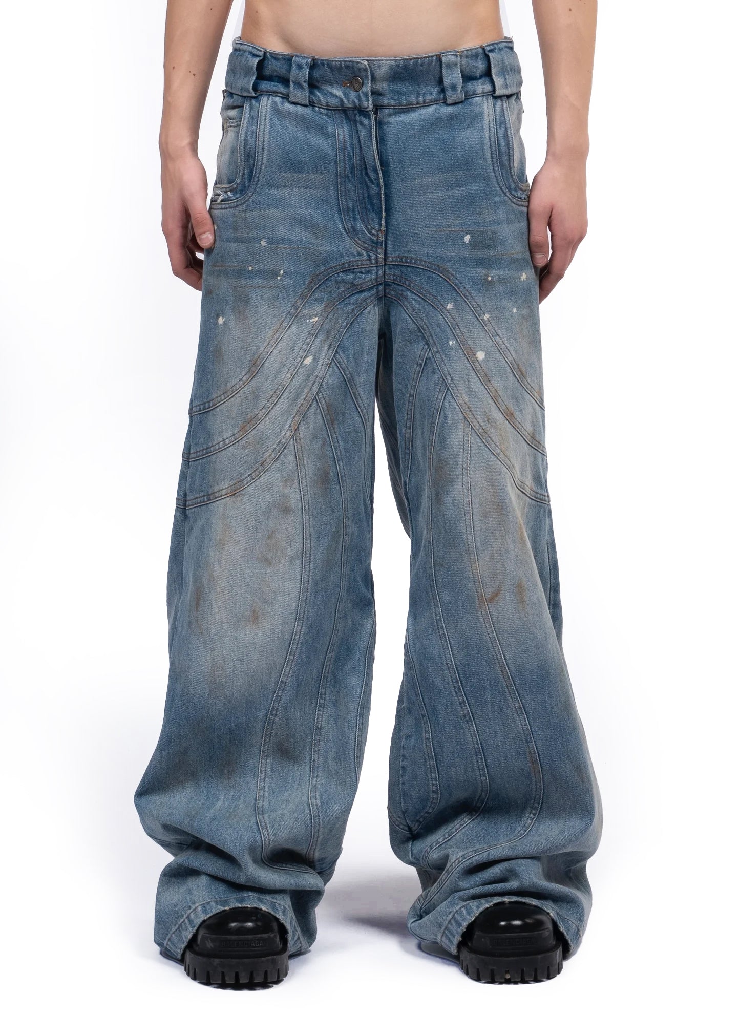 NO/FAITH STUDIOS FLARED DENIM 003 | nate-hospital.com