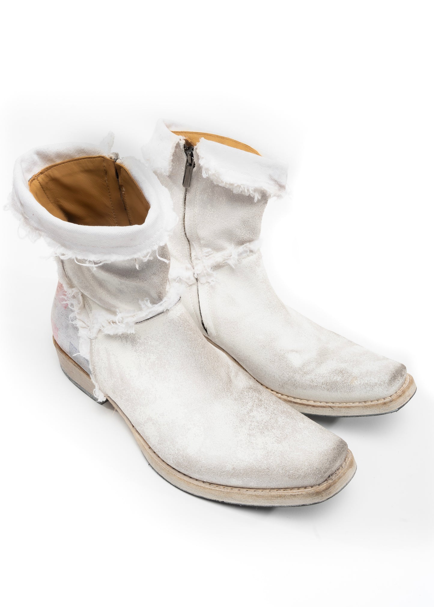 TEXAN BOOTS FLAG WHITE