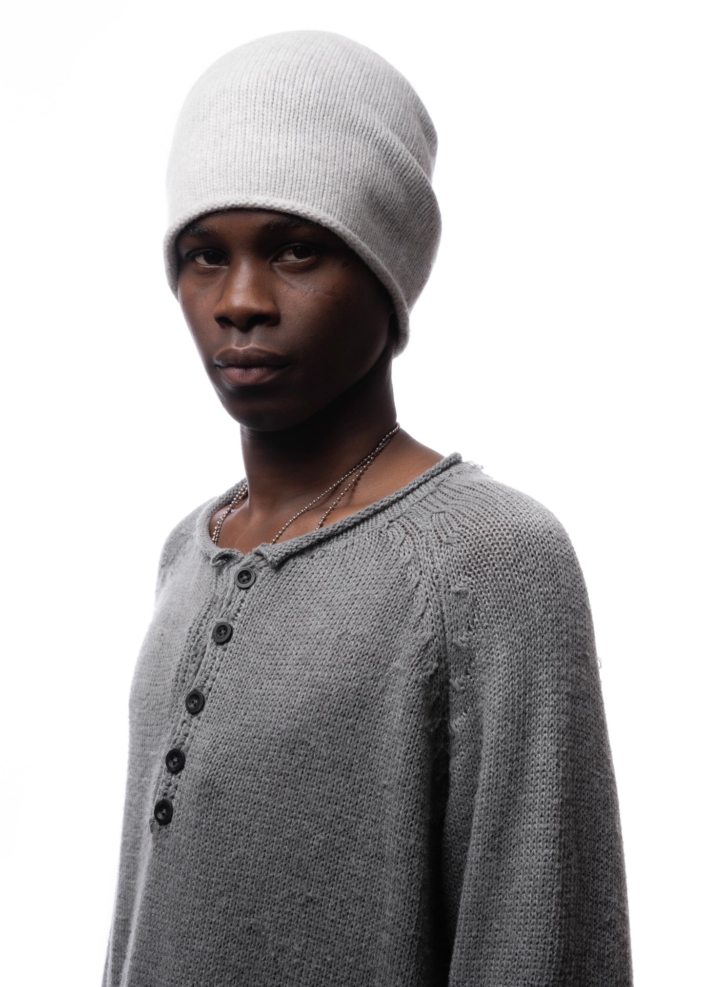 ALASKA WOOL BEANIE LIGHT GREY