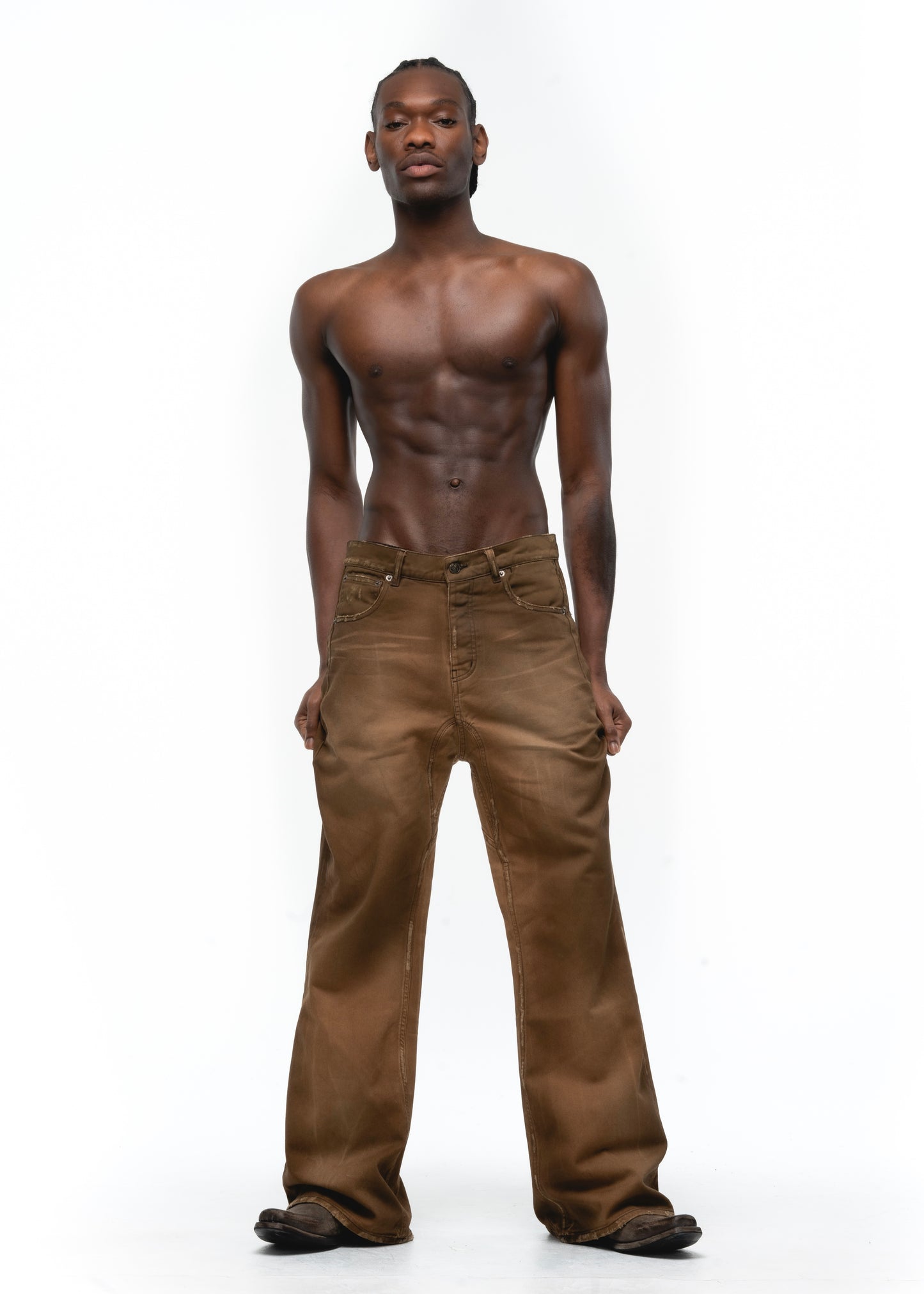ITALY RUSTED EARTH BOOT CUT
