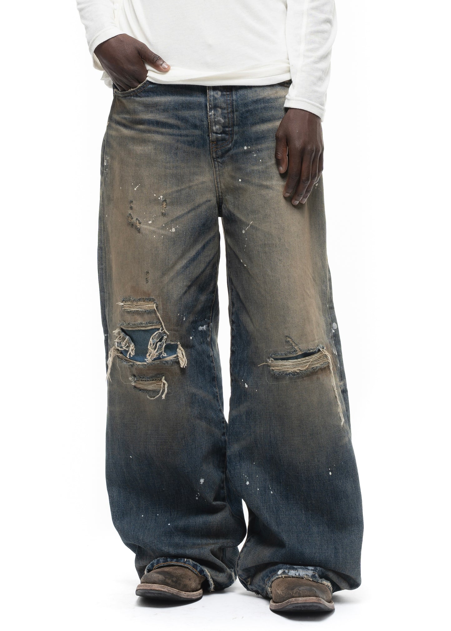 JAPANESE SELVEDGE ARASHI LOOSE DENIM