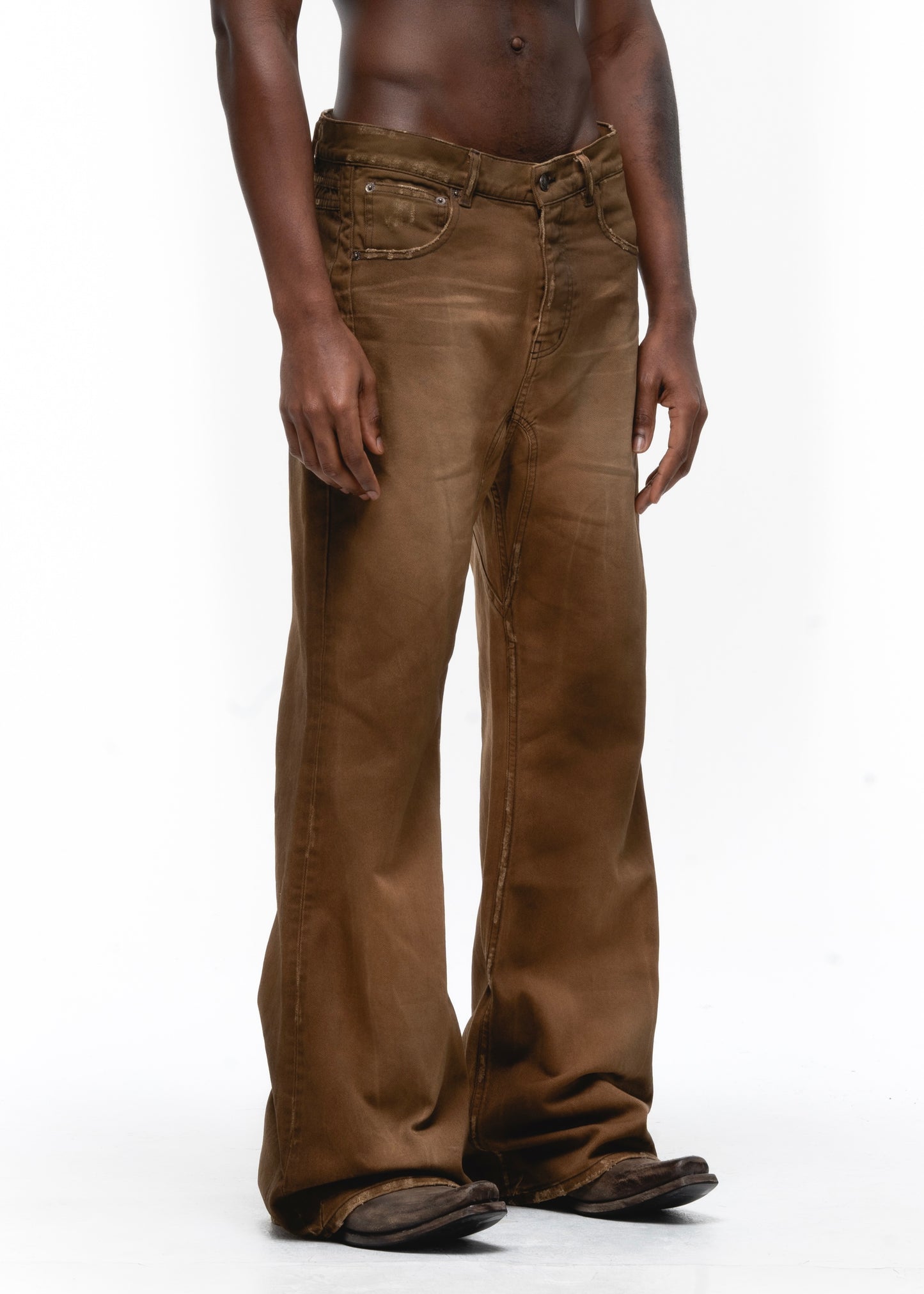 ITALY RUSTED EARTH BOOT CUT