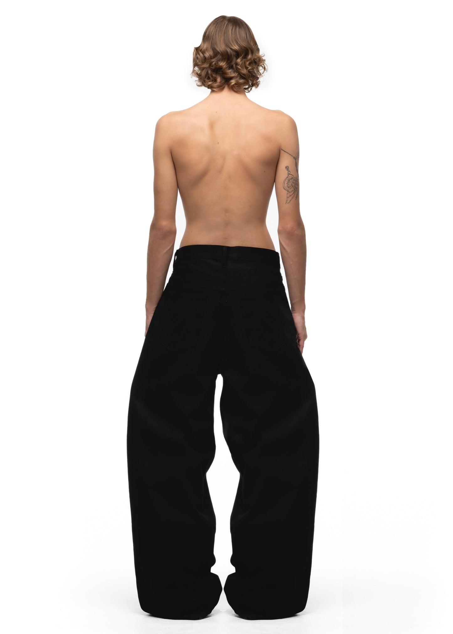 RAW DENIM JAPANESE ULTRA LOOSE FIT BLACK
