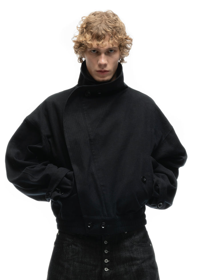 MOLESKIN JACKET BLACK