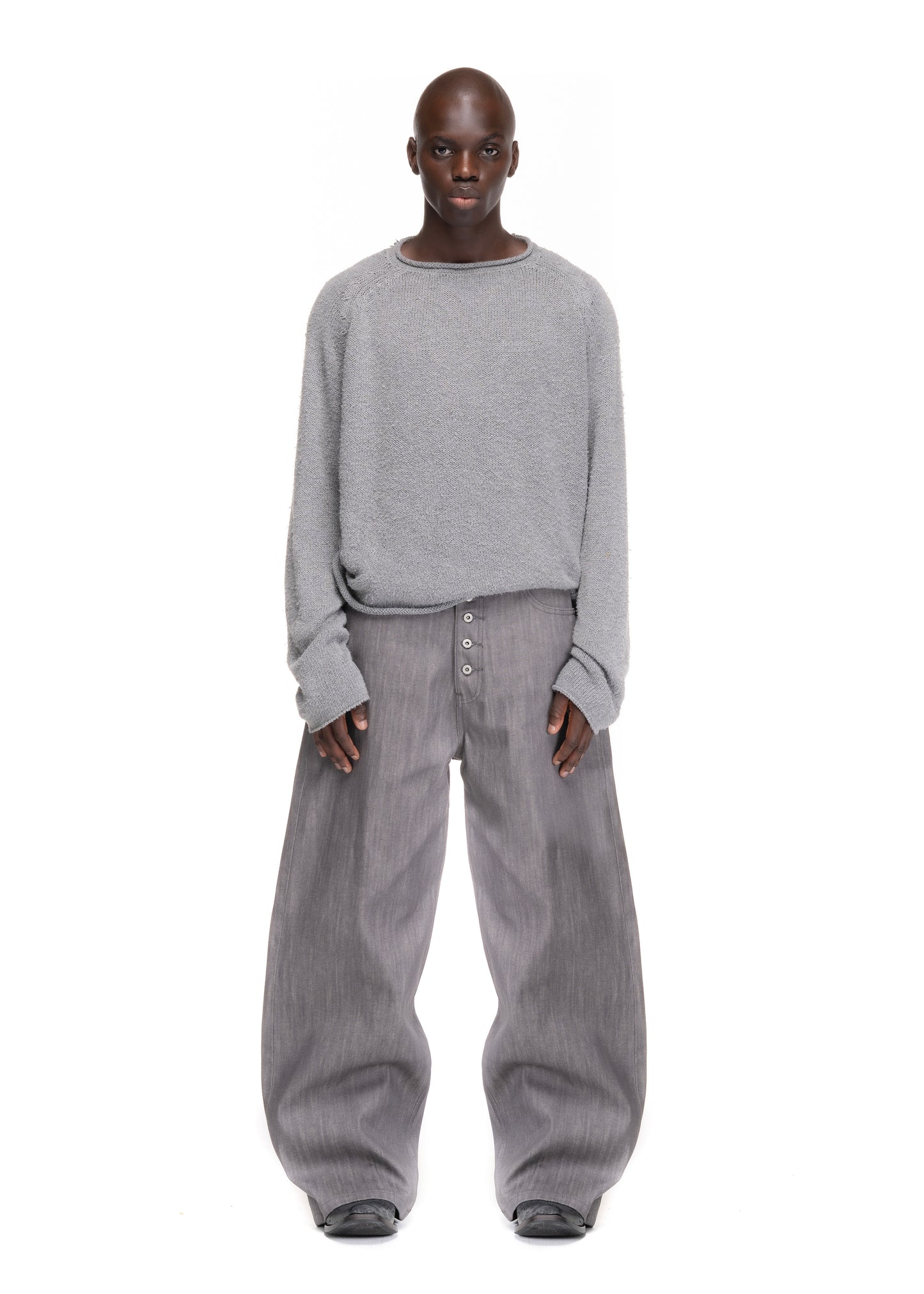 RAW DENIM JAPANESE LOOSE FIT GREY