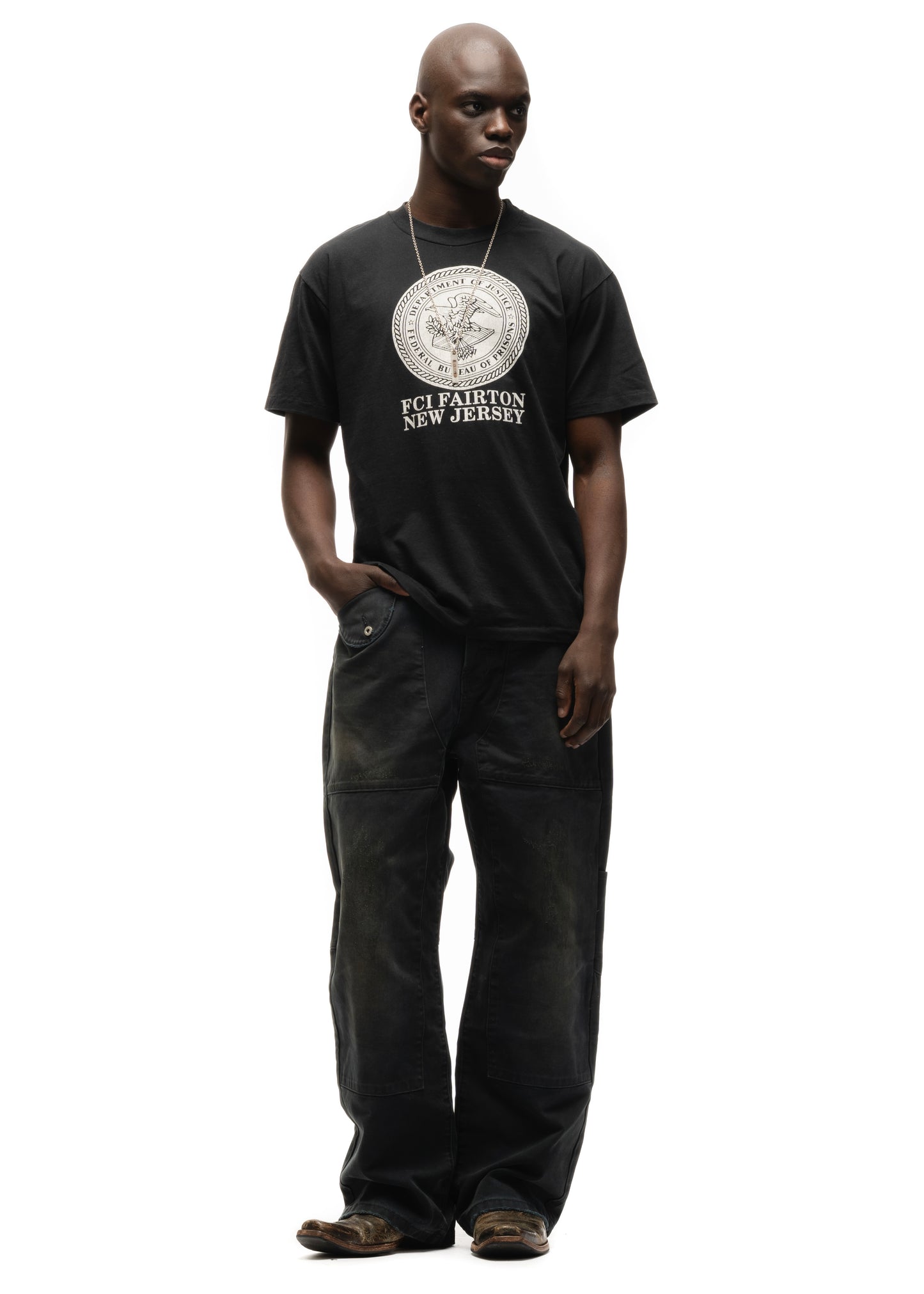 JAPANESE DOUBLE KNEE CUT BLACK