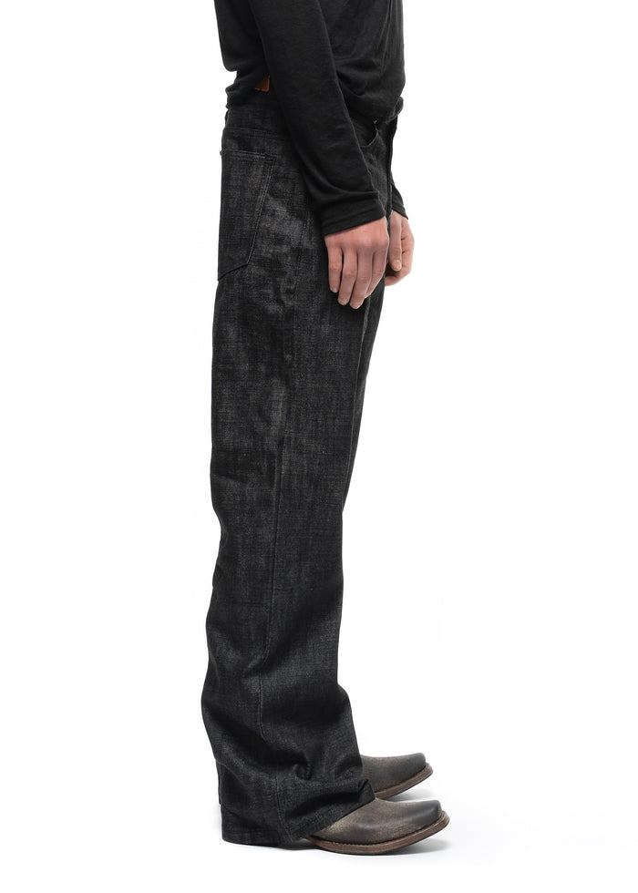 RAW DENIM JAPANESE BOOTCUT FIT BLACK