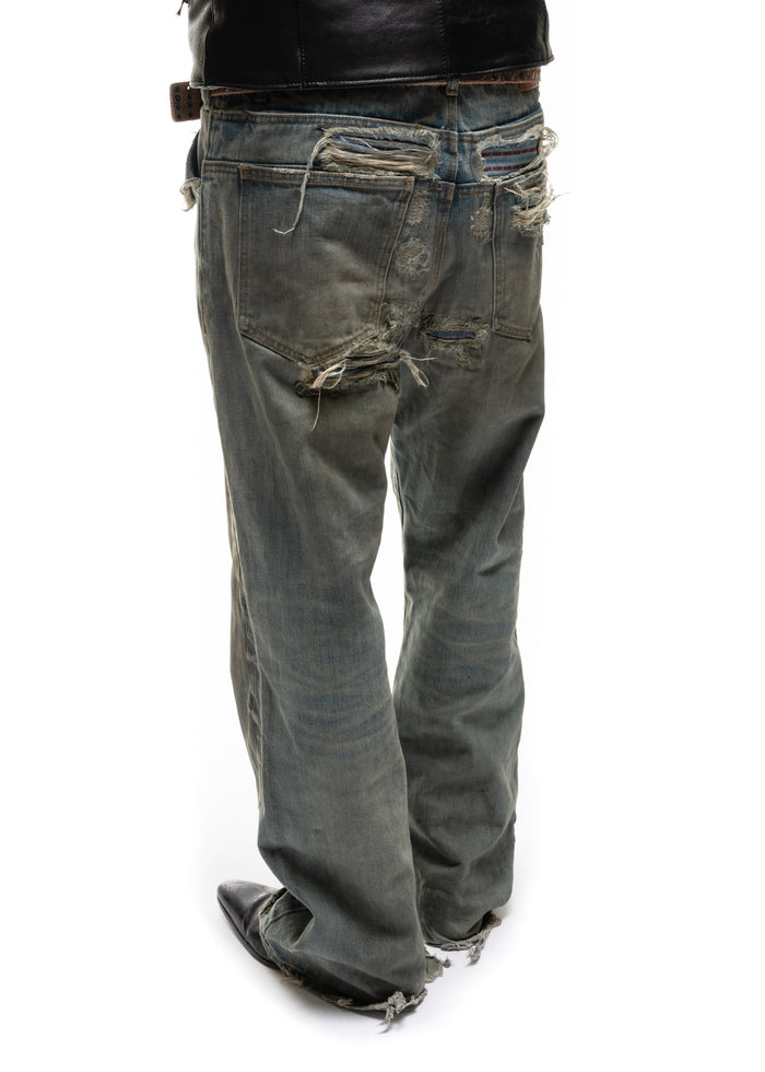 REWORKED SELVEDGE BOOTCUT DENIM