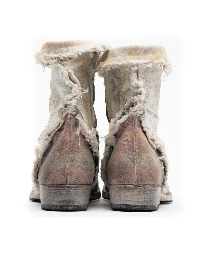TEXAN BOOTS FLAG BEIGE USED