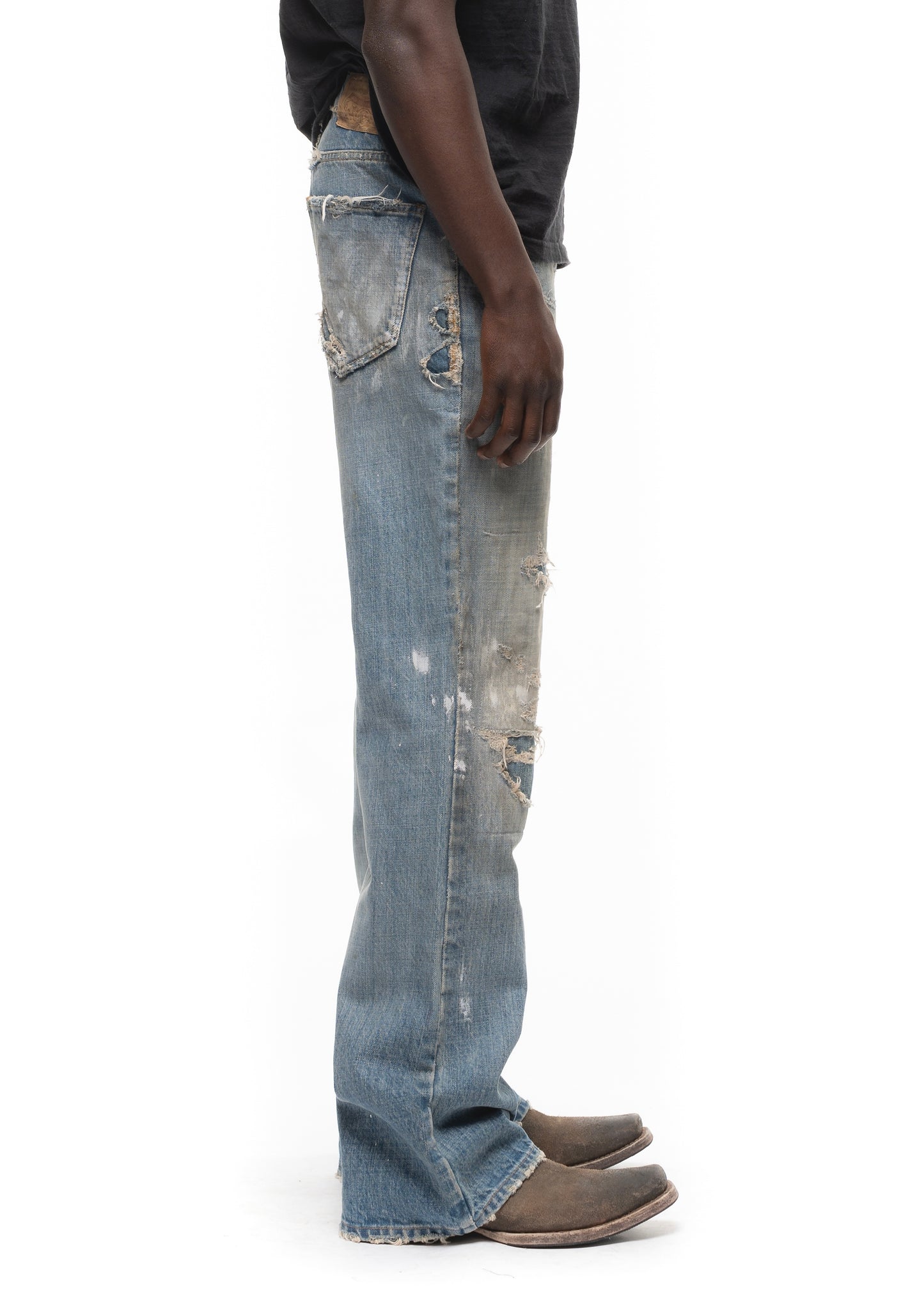 ITALIAN SEWN & WORN BOOTCUT DENIM
