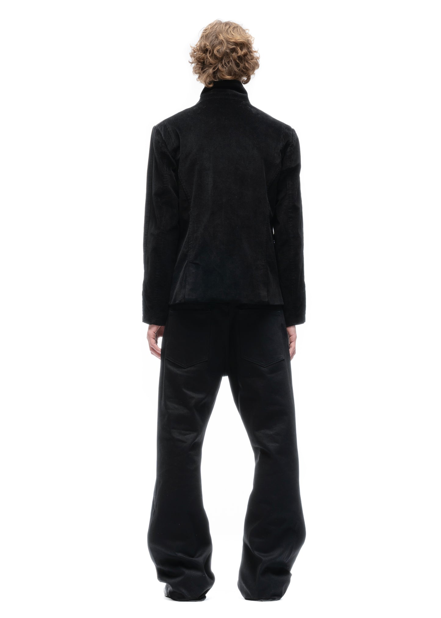 ASYMMETRICAL CORDUROY BLAZER