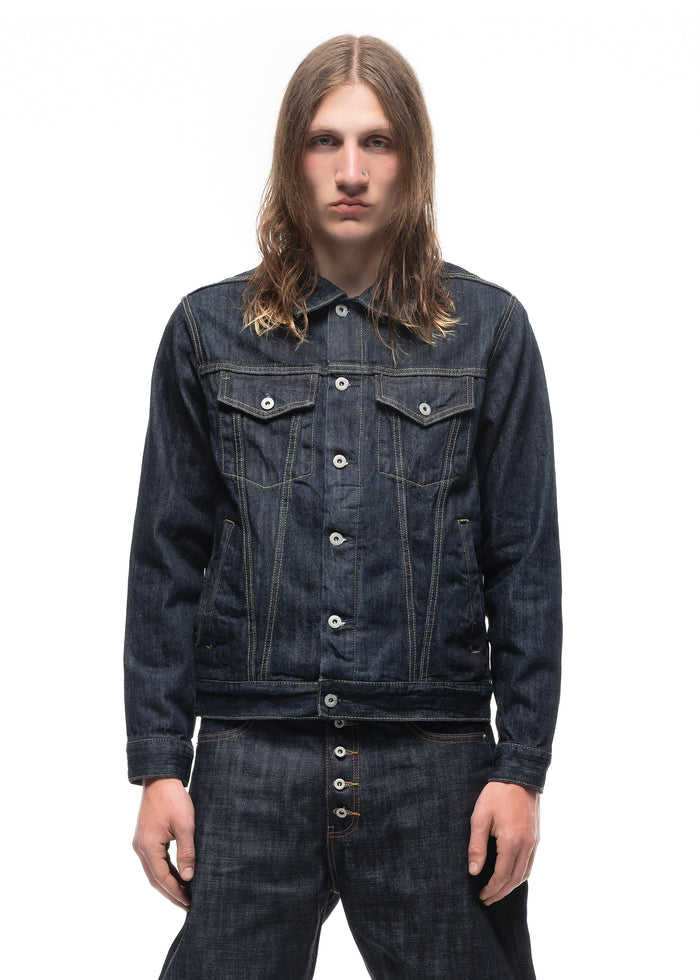 RAW DENIM SELVEDGE JAPANESE JACKET