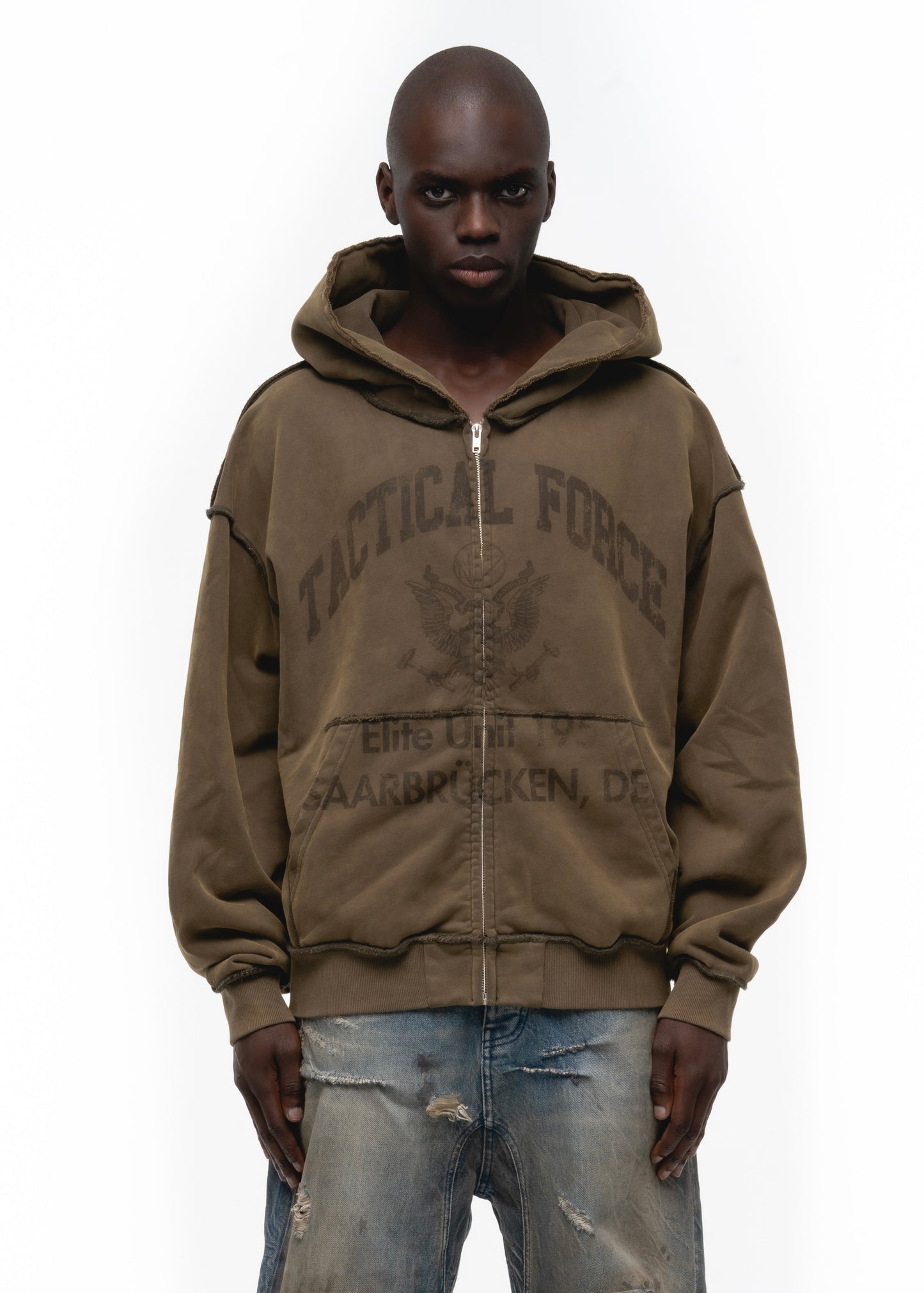 TACTICAL FORCE ZIPPER VINTAGE OLIVE