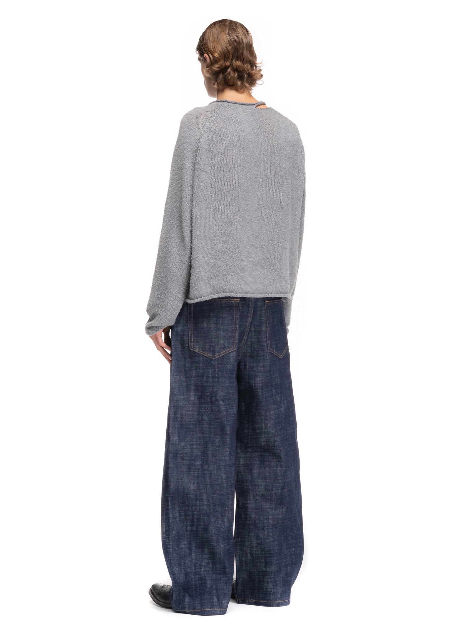 RAW DENIM JAPANESE LOOSE FIT HEAVY STRUCTURED BLUE