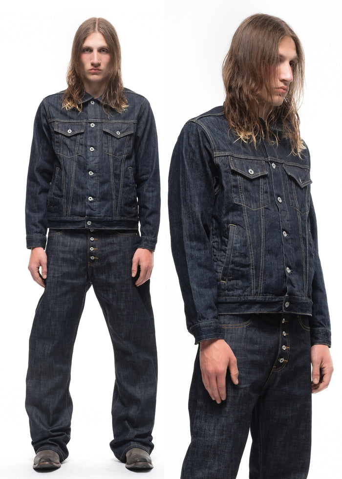RAW DENIM SELVEDGE JAPANESE JACKET