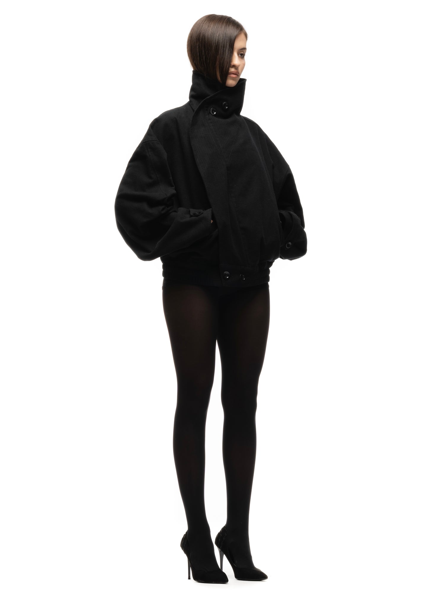 MOLESKIN JACKET BLACK FEMALE