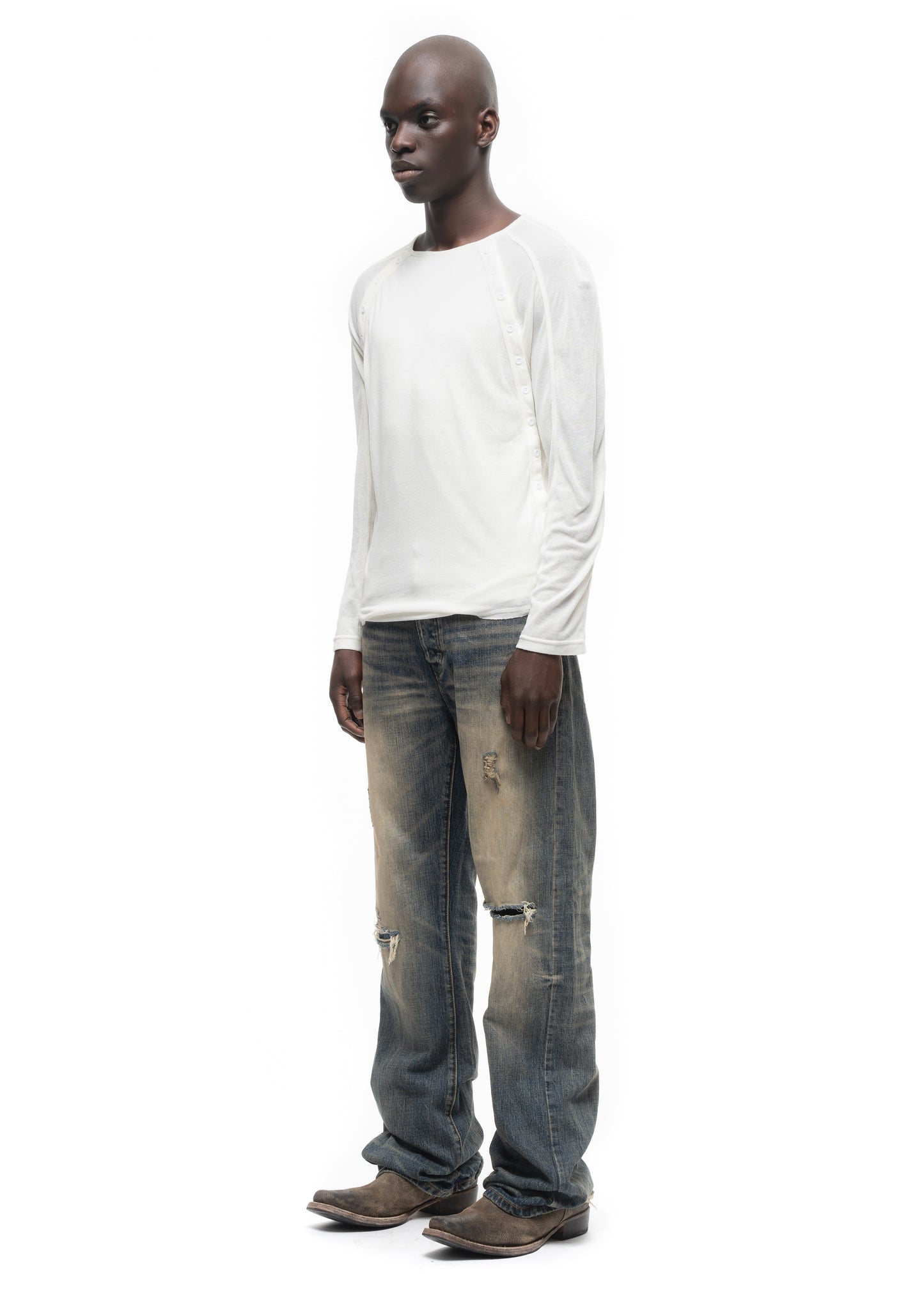 JAPANESE SELVEDGE WORN BOOT CUT DENIM