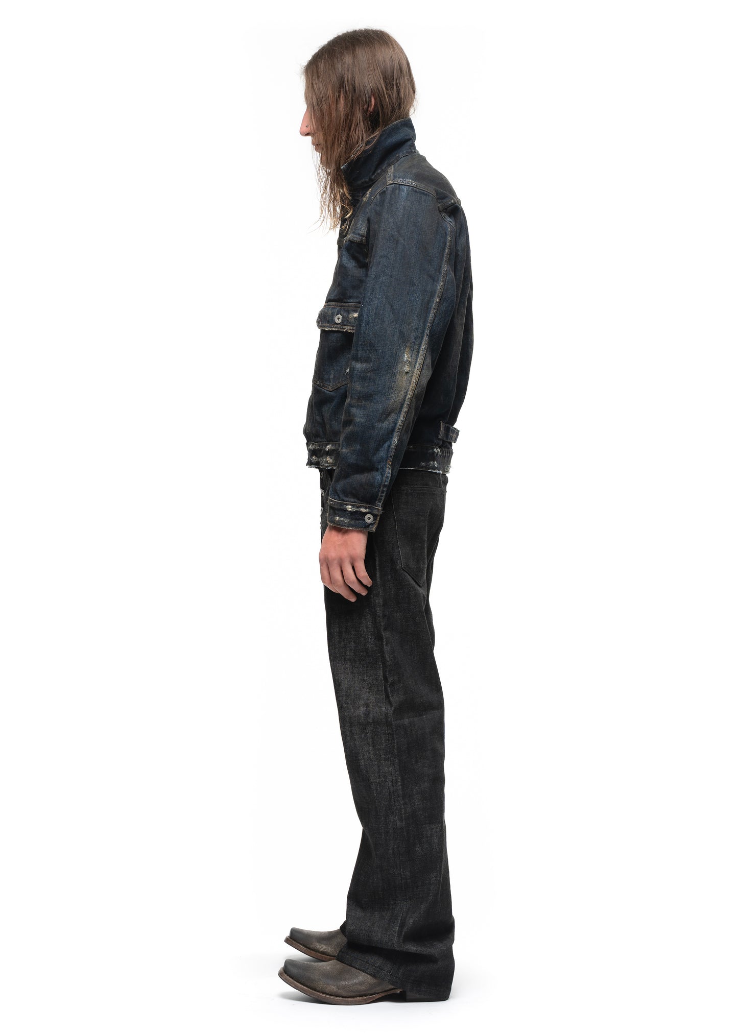RAW DENIM JAPANESE BOOTCUT FIT BLACK