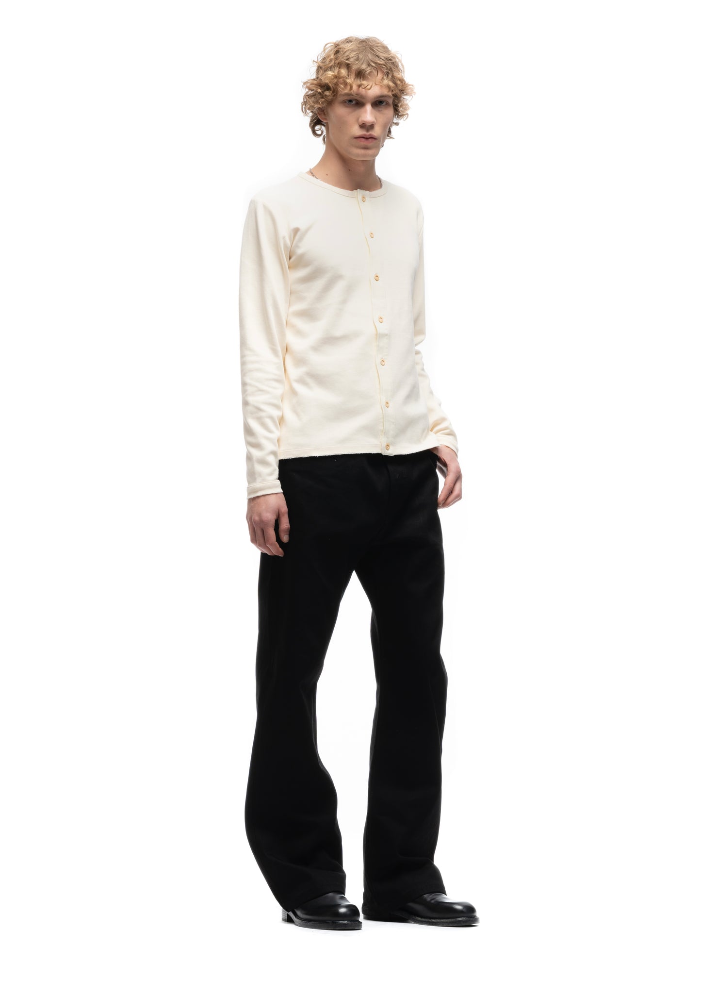 JAPANESE BUTTON-UP CARDIGAN CREAM