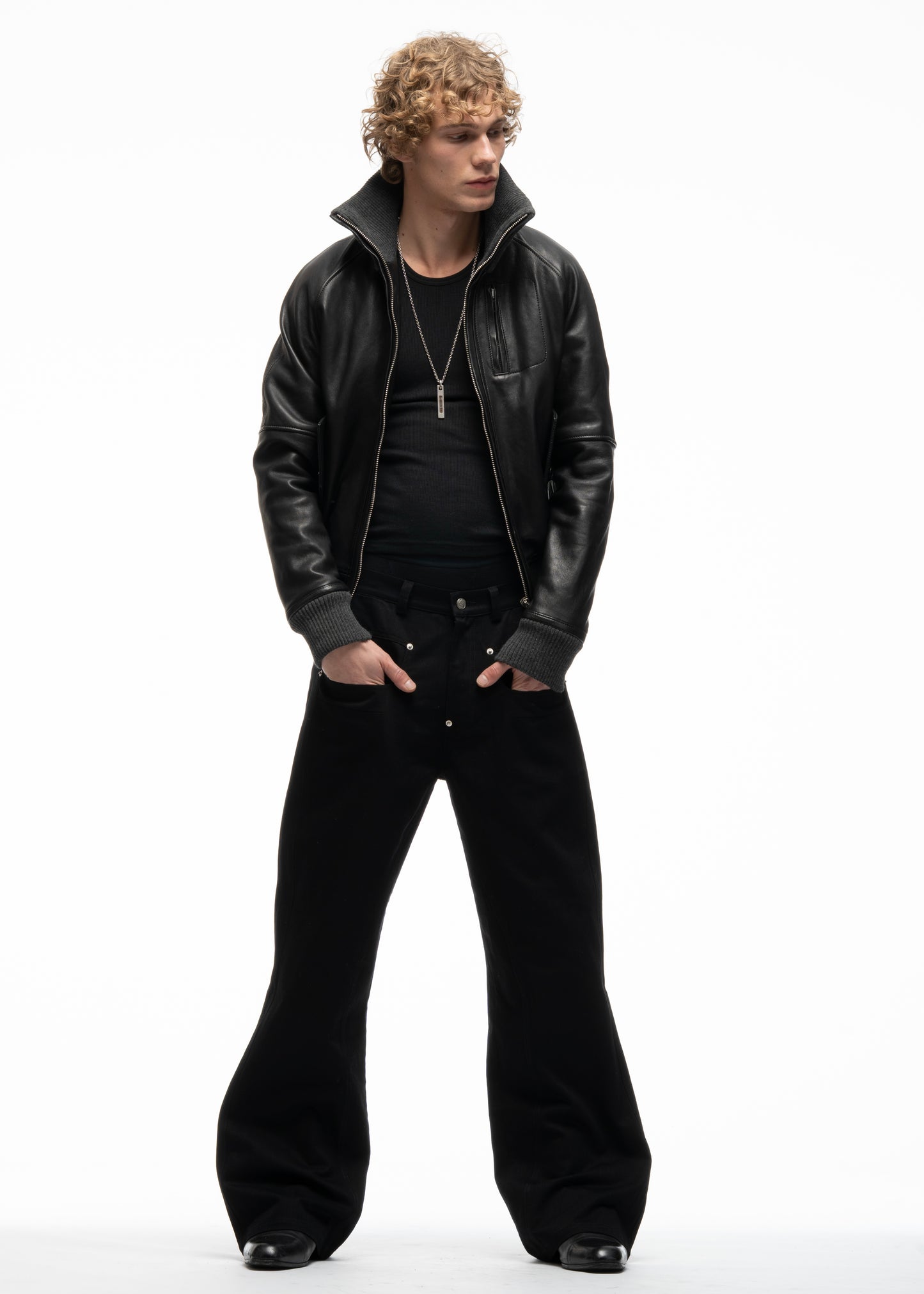 LAYERED BOOTCUT PANTS