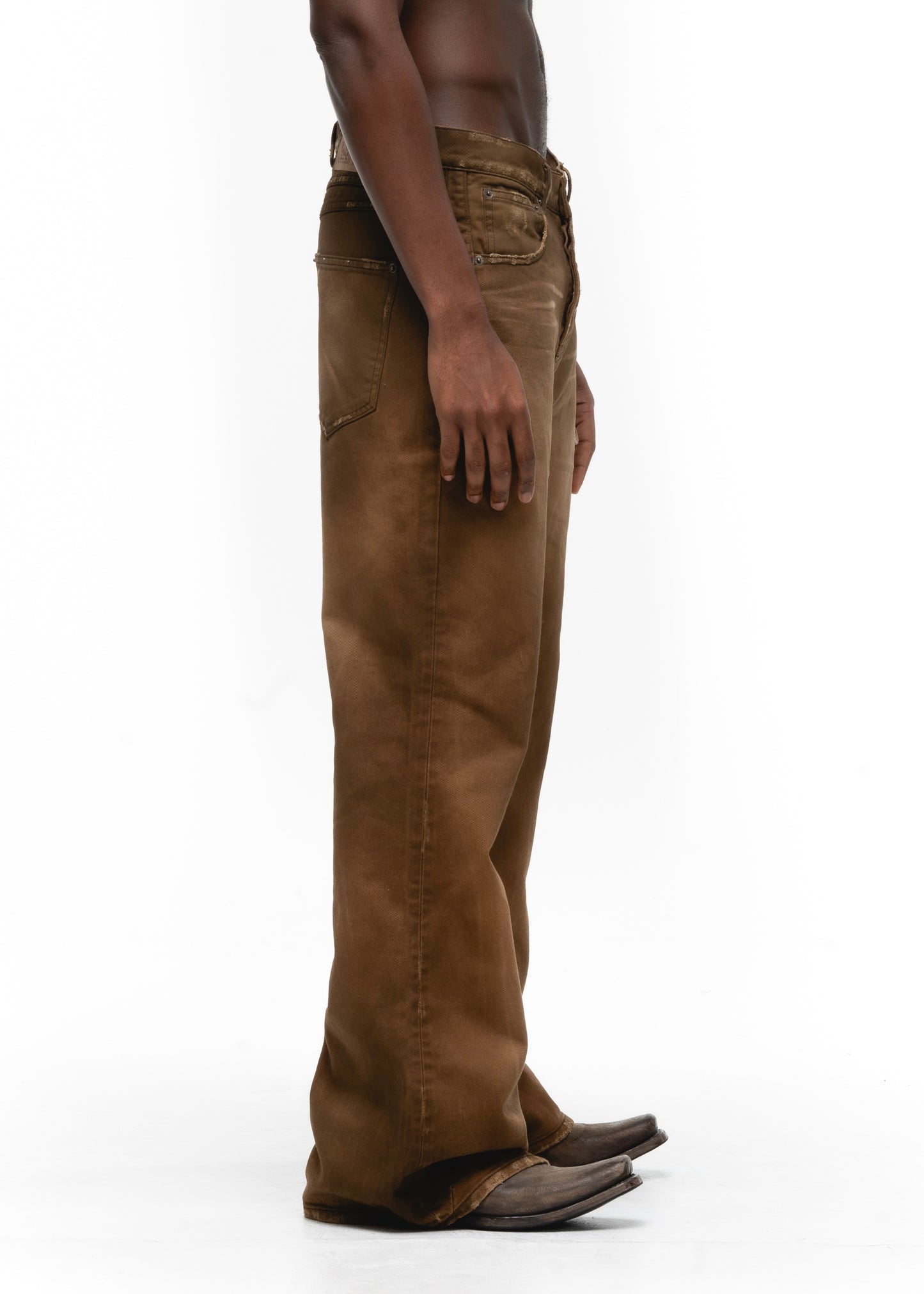 ITALY RUSTED EARTH BOOT CUT