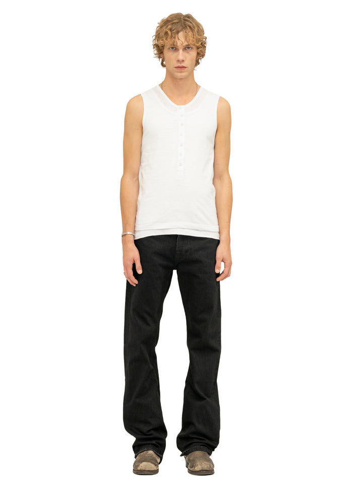 DOUBLE-LAYERED TANK TOP WHITE