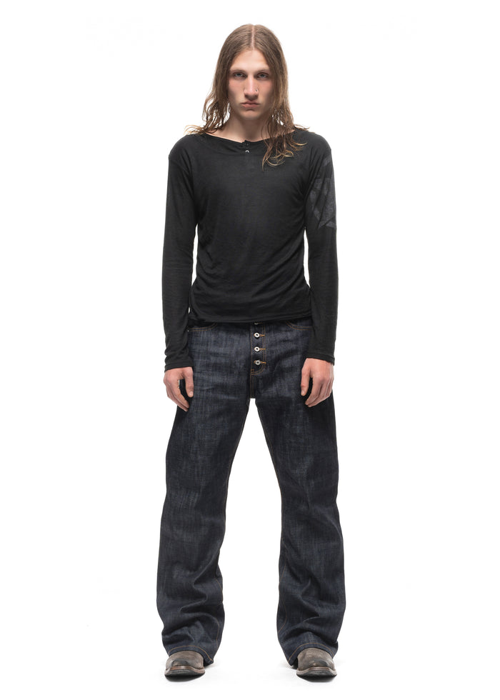 RAW DENIM JAPANESE BOOTCUT FIT BLUE