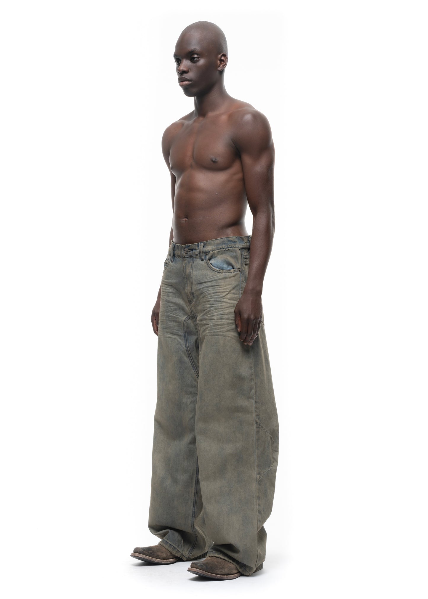 LOOSE EVERYDAY CONCRETE DUST DENIM