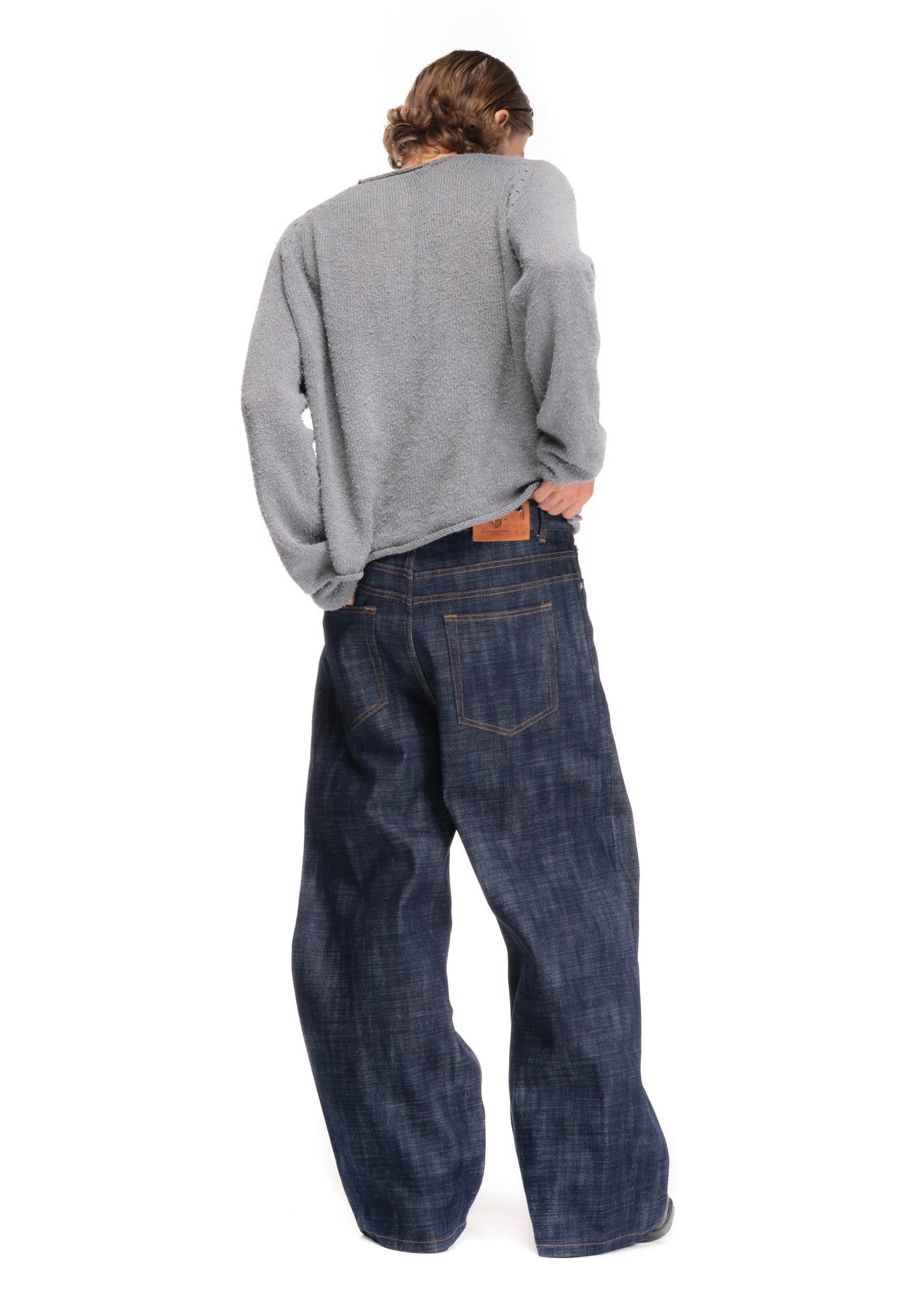 RAW DENIM JAPANESE LOOSE FIT HEAVY STRUCTURED BLUE