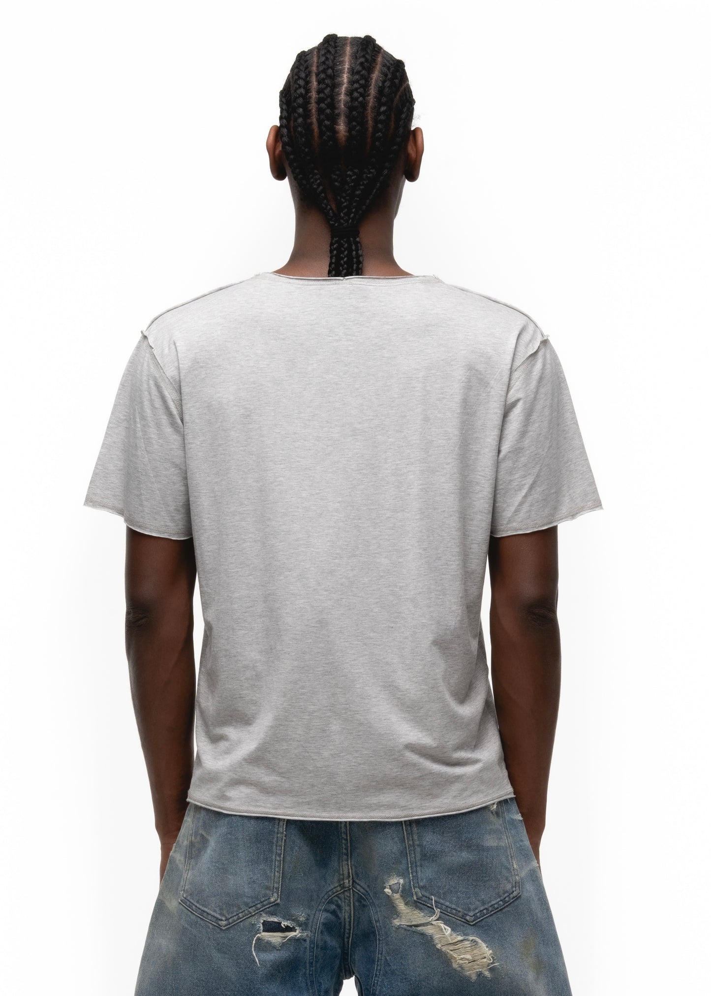FUTURE-PAST V NECK GREY