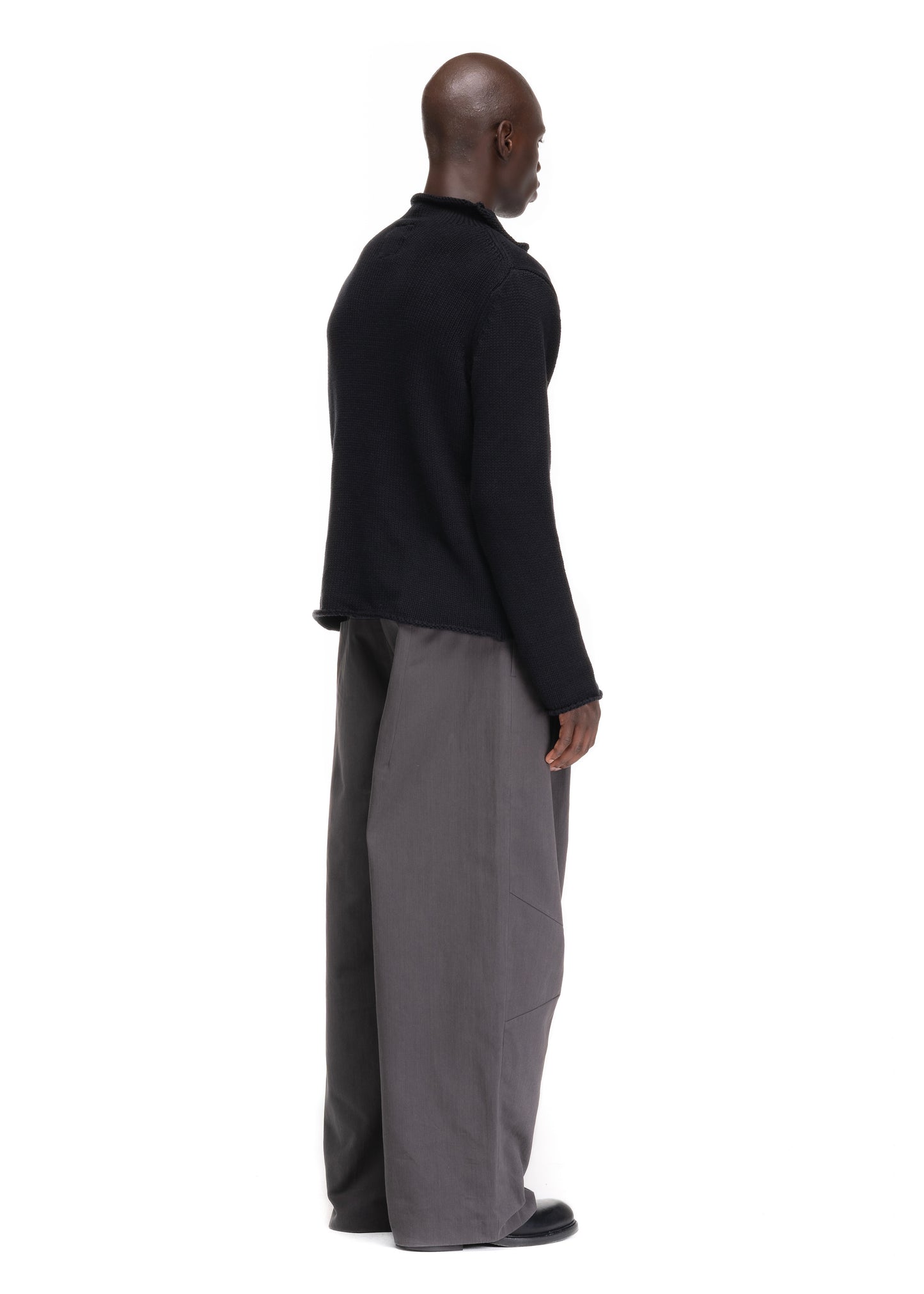 NFS PLEATED SUIT PANTS GREY