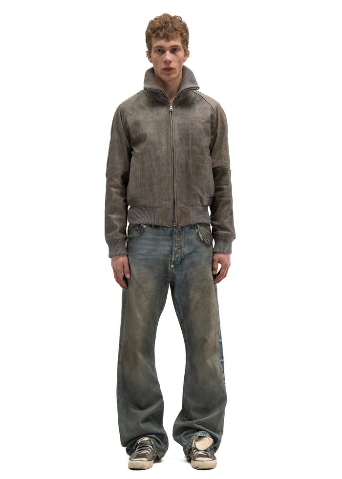 DUST ONE CUT LEATHER JACKET