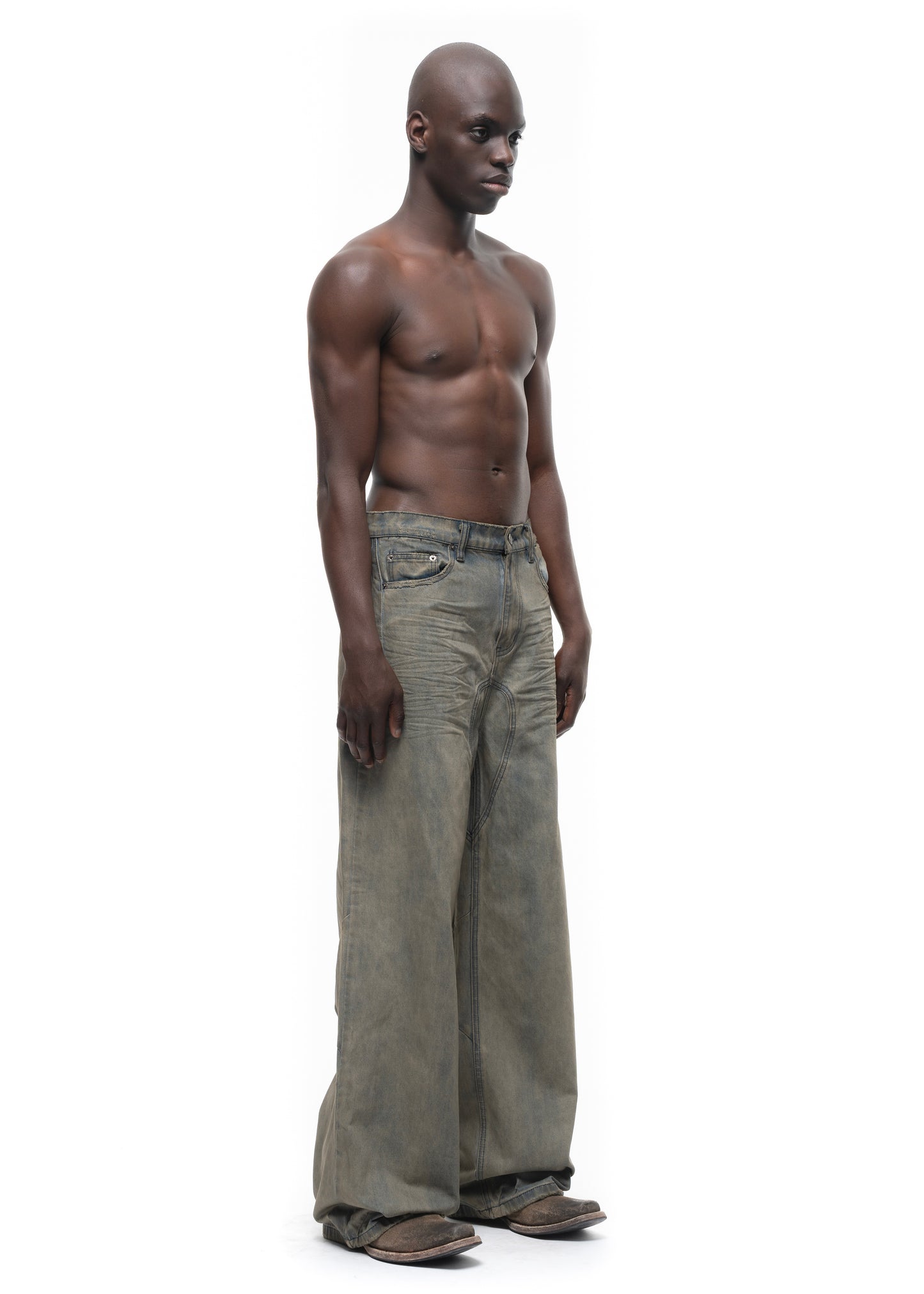 LOOSE EVERYDAY CONCRETE DUST DENIM
