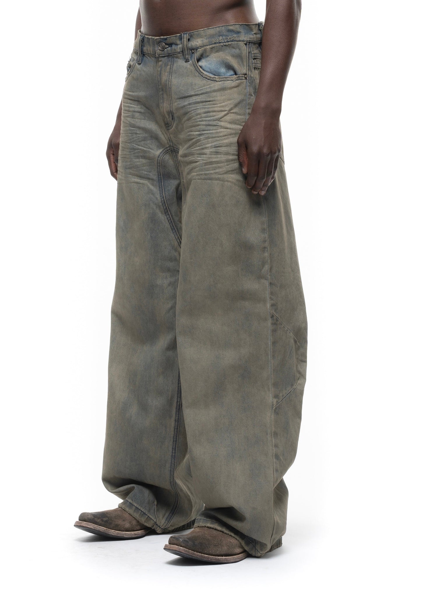 LOOSE EVERYDAY CONCRETE DUST DENIM