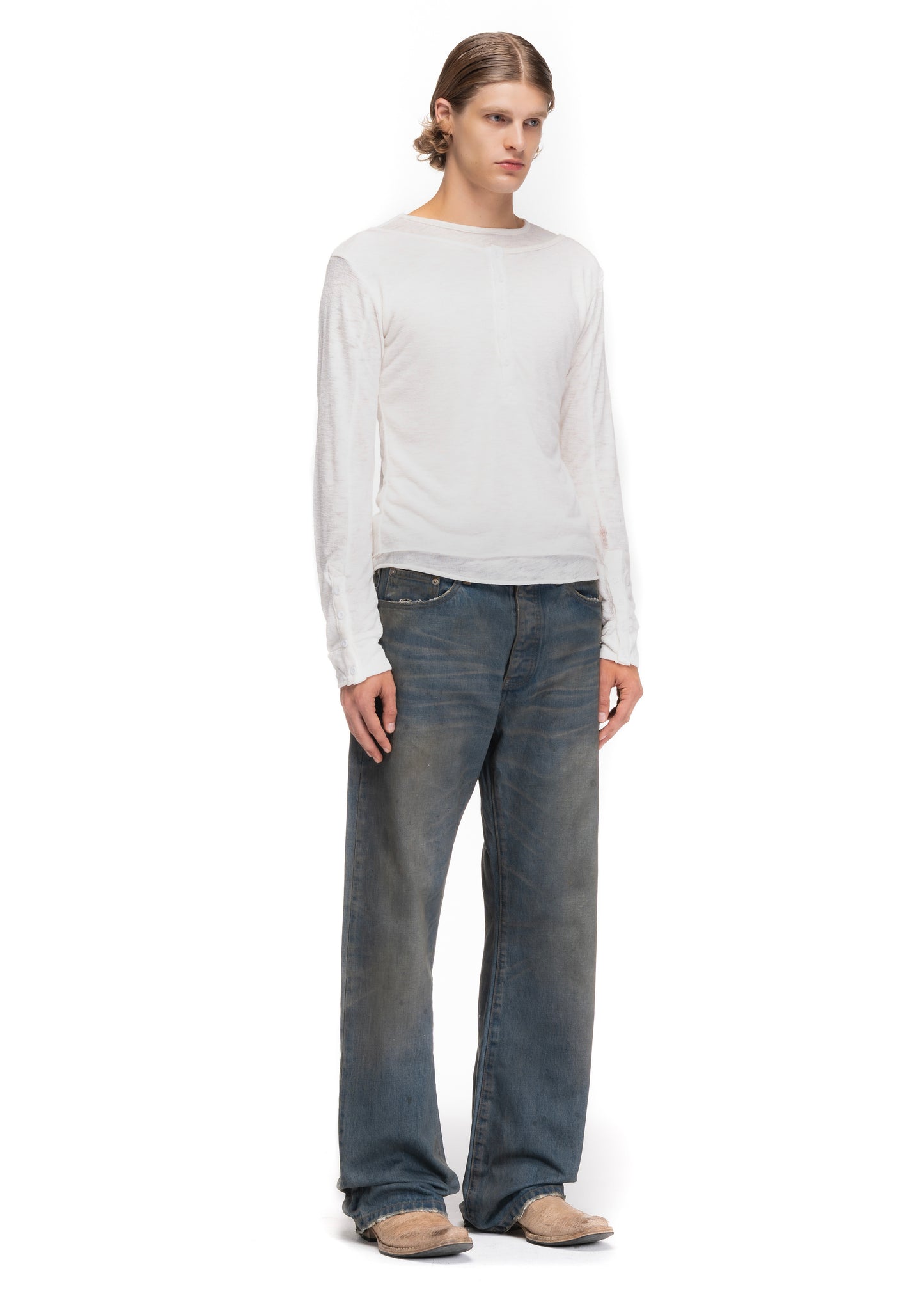 VINTAGE BLUE SELVEDGE BOOTCUT DENIM