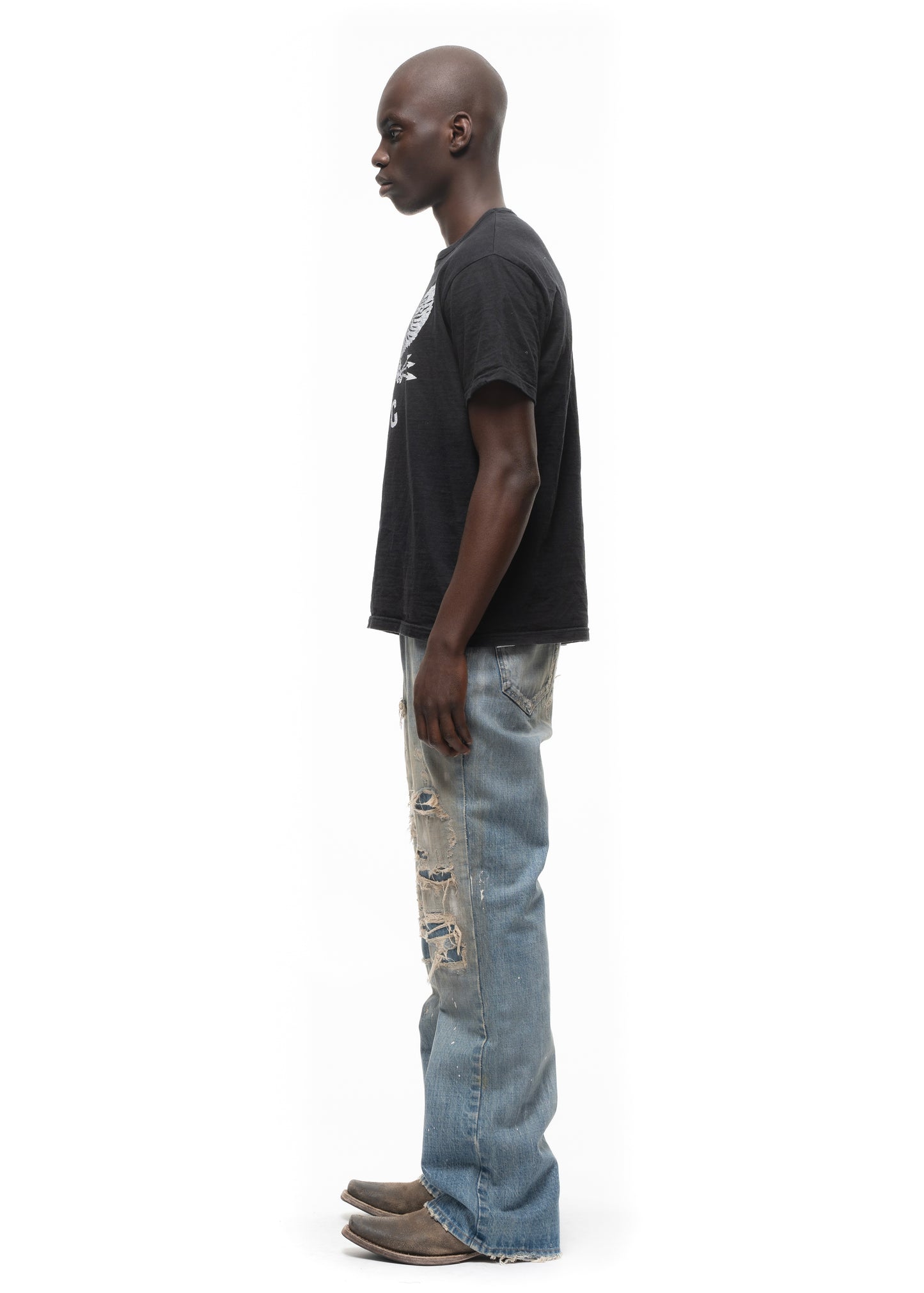 ITALIAN SEWN & WORN BOOTCUT DENIM