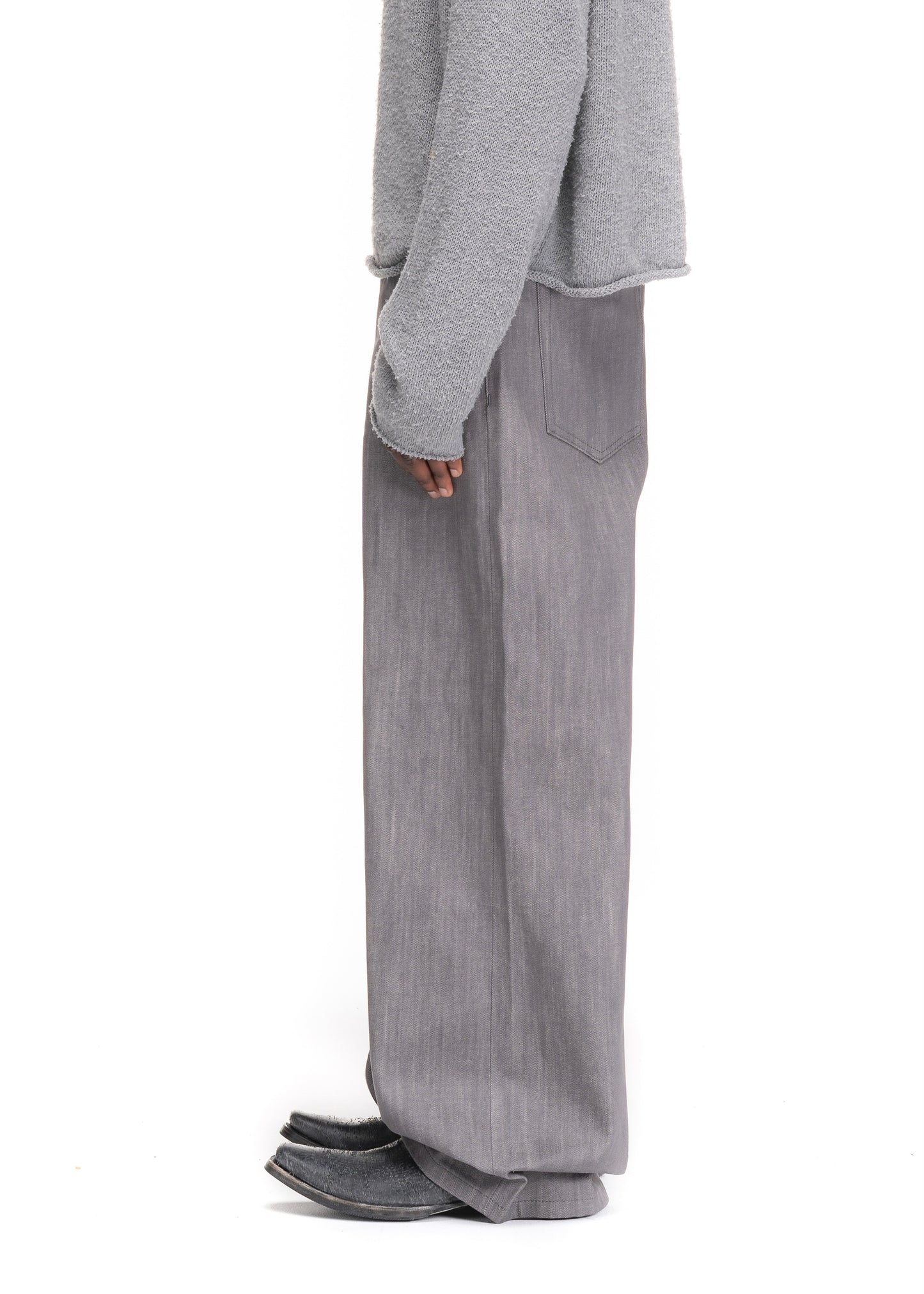 RAW DENIM JAPANESE LOOSE FIT GREY