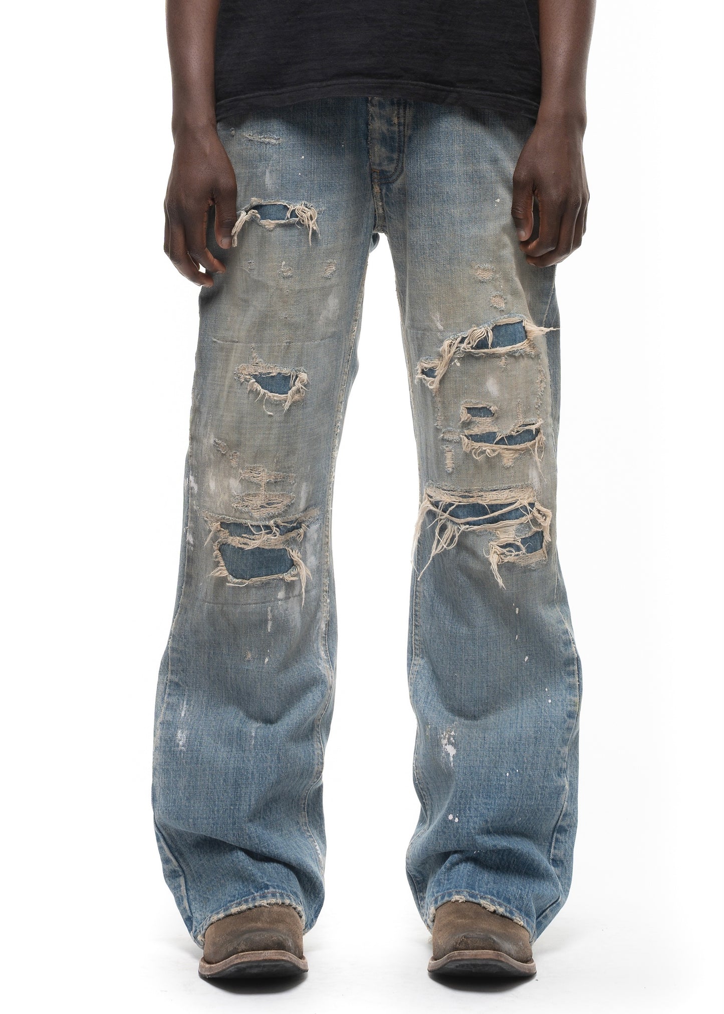 ITALIAN SEWN & WORN BOOTCUT DENIM