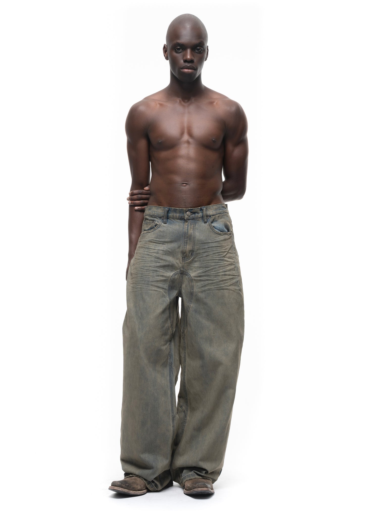 LOOSE EVERYDAY CONCRETE DUST DENIM