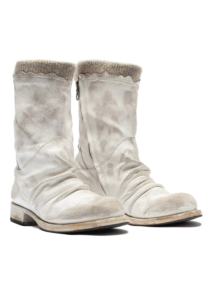 NFS COMBAT BOOTS USED WHITE