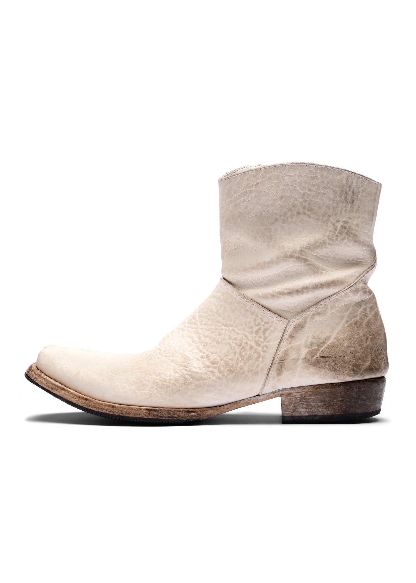 WHITE CONCRETE TEXAN BOOTS