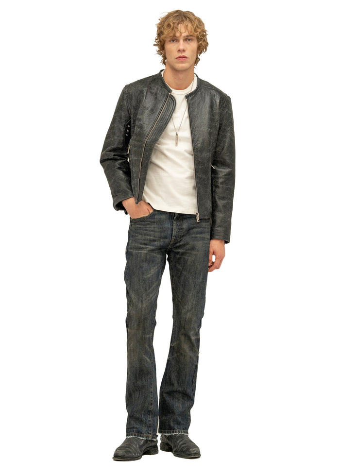 MUDDED SELVEDGE FITTED BOOTCUT DENIM