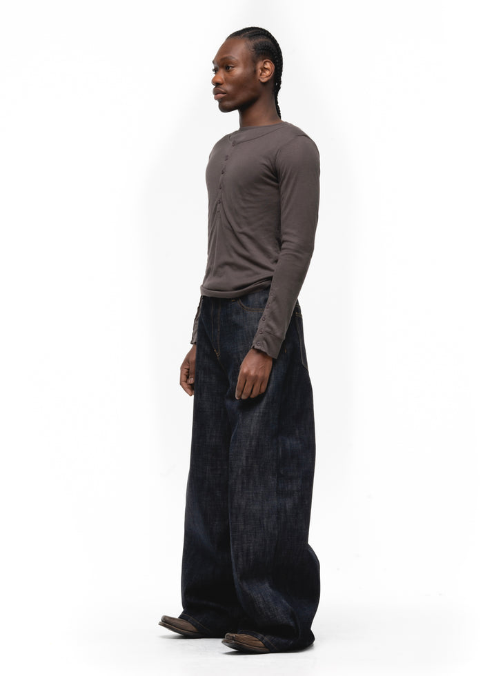 RAW DENIM JAPANESE ULTRA LOOSE FIT BLUE