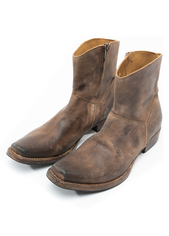 TEXAN BOOTS BROWN USED