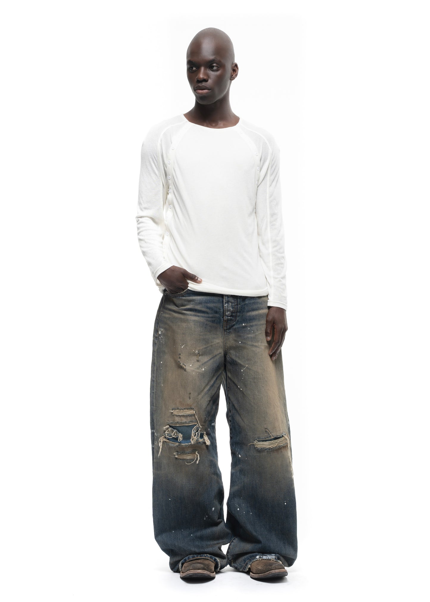JAPANESE SELVEDGE ARASHI LOOSE DENIM